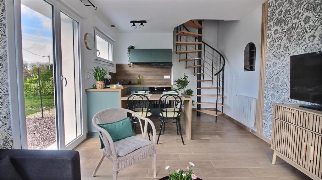 Joli Appartement En Duplex Neuf A Saint-Josse Exteriör bild